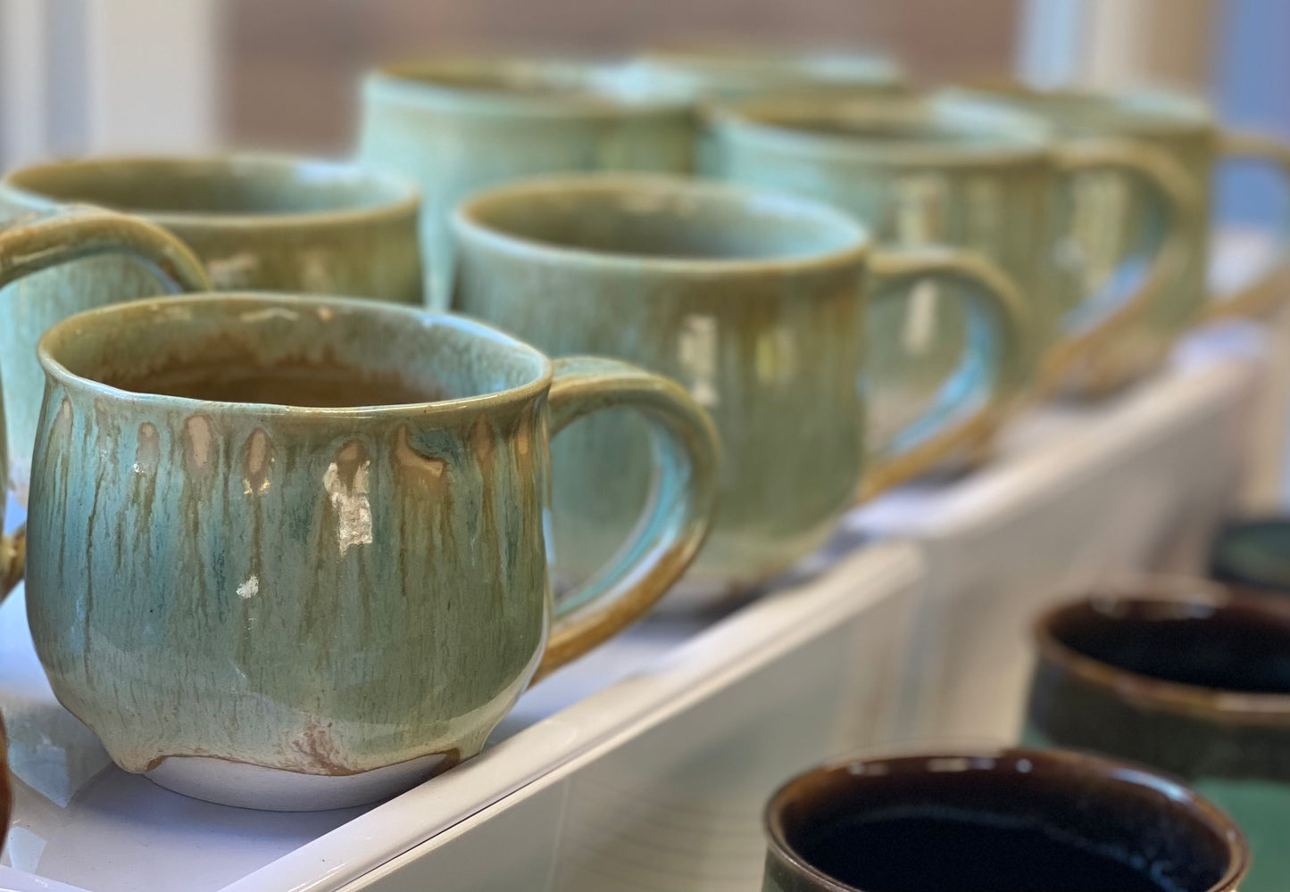 Seafoam Drippy Cup